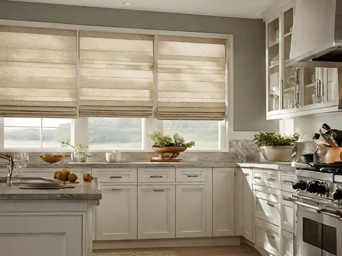 Enhance Your Kitchen Decor with Roman Shades