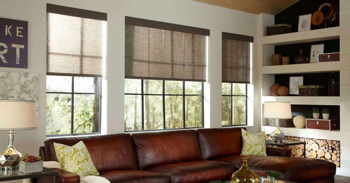 Lutron roller shades are clean, quiet, and built to blend in.